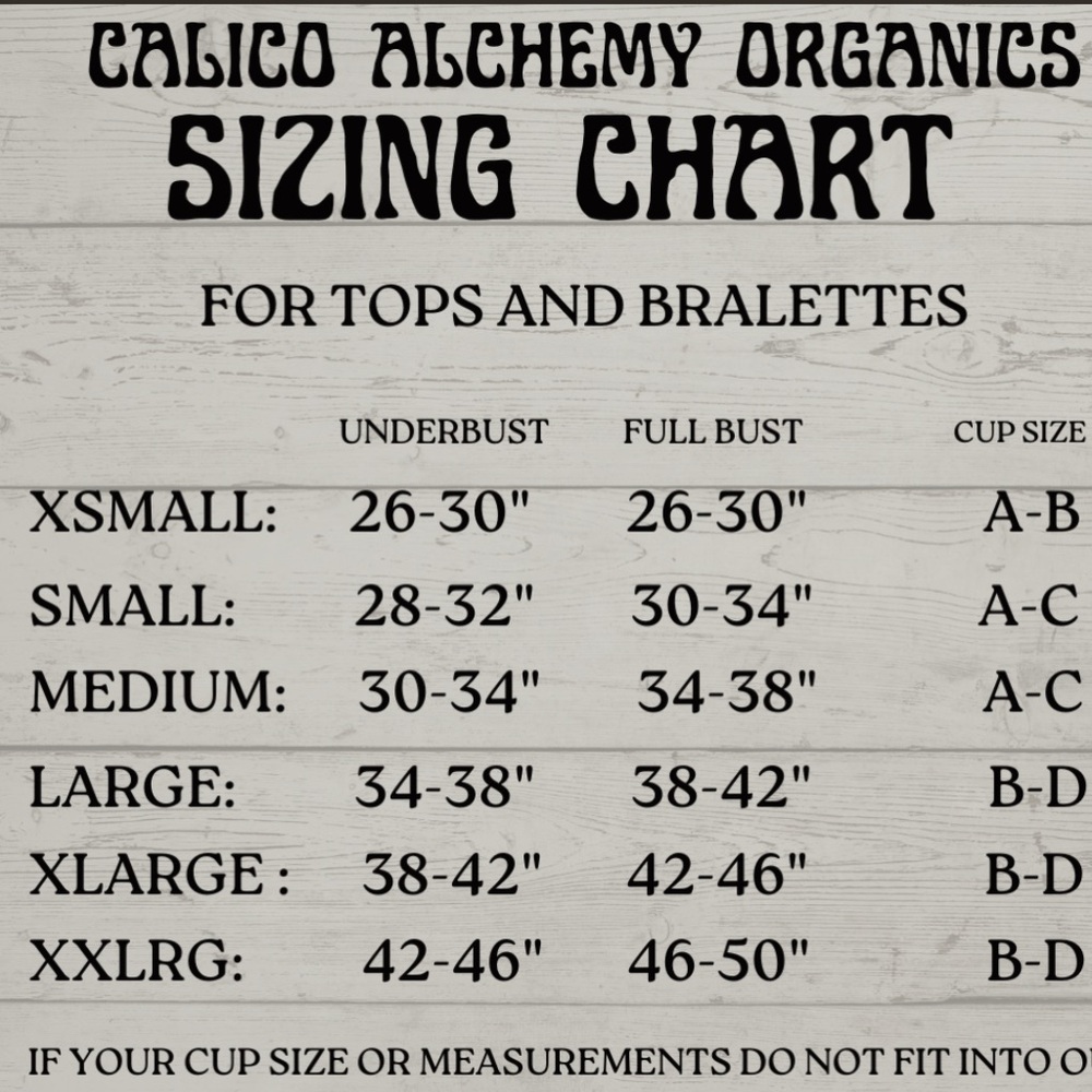 Calico Alchemy Organics Bra - Picture 3 of 3